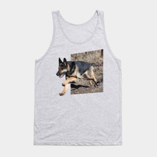 German Shepherd Jump Out Tank Top